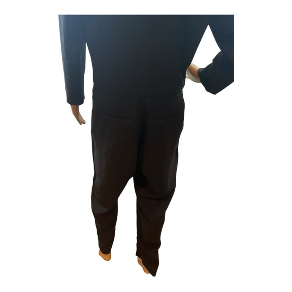 Banana Republic Women’s Tuxedo Jumpsuit Black Casual or Formal Size 8 - Picture 7 of 16
